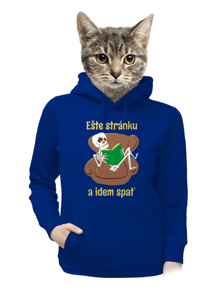 Ešte stránku dámska mikina klokanka Royal Blue Mal