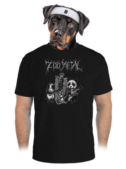 ZOO metal pánske športové tričko Black