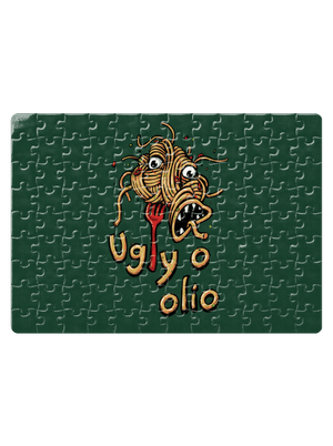 Ugly o olio puzzle White