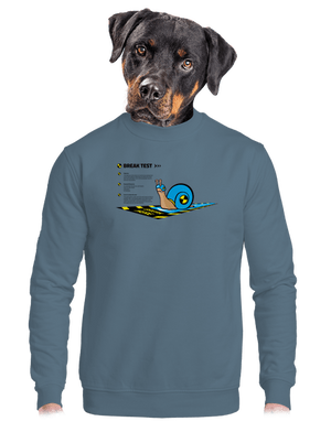 unisex mikina bez kapucne