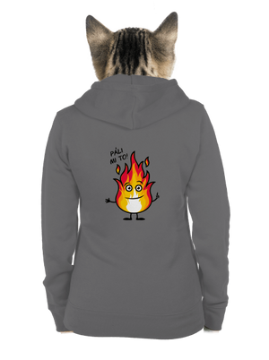 Páli mi to dámska mikina na zips Steel Gray