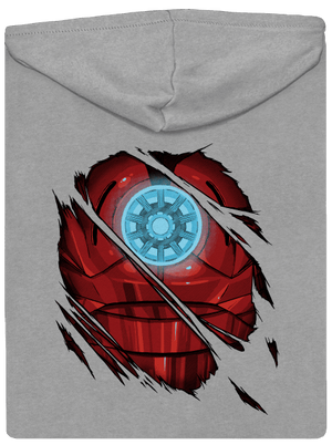 Ironman pánska mikina na zips Light Melange
