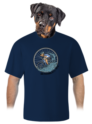 Cyklistický horoskop: Vodnár unisex tričko oversized Midnight Blue