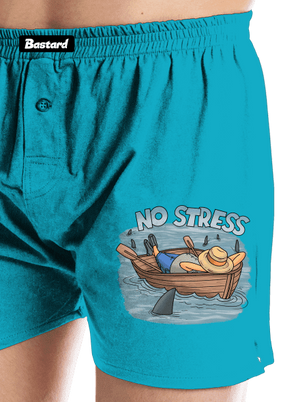 No stress pánske trenky Turquoise