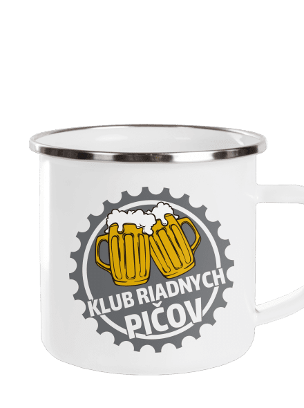 Klub riadnych pičov plecháčik White