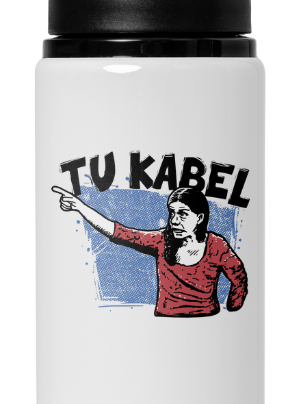 Tukabel flaša na vodu White