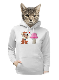 dámska mikina klokanka