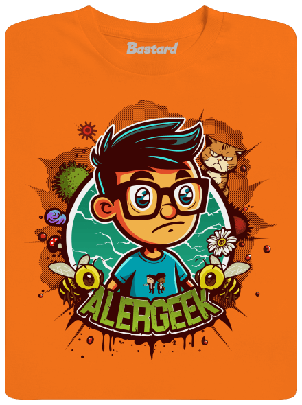 Alergeek pánske tričko Orange