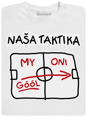 Naša taktika detské tričko White