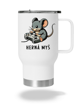 Herná myš termohrnček White