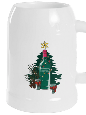 Vianočná borovička polliter White