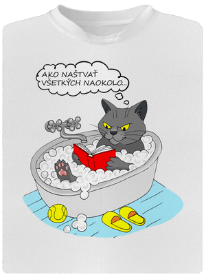 Ako všetkých naštvať detské športové tričko White