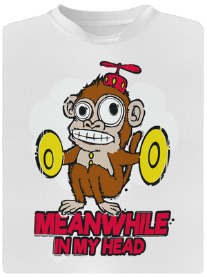 Monkey in my head detské športové tričko White