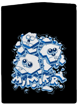 Ľadové mimikry dámska mikina na zips Black