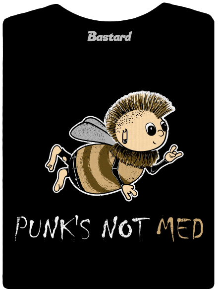 Punks Not Med dámske tričko prémium Black