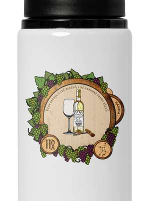 Vínny horoskop: Panna flaša na vodu White