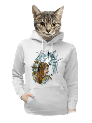 dámska mikina klokanka