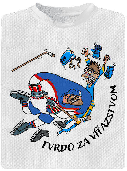 Tvrdo za víťazstvom detské športové tričko White