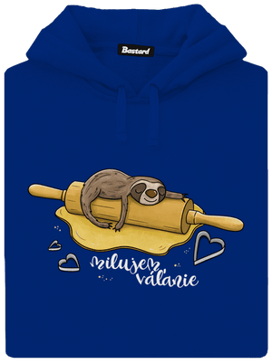 Milujem váľanie dámska mikina klokanka Royal Blue Mal