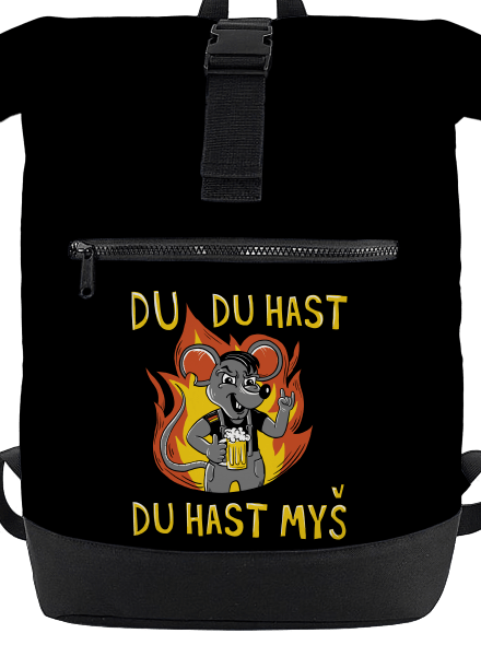 Du hast myš batoh Black