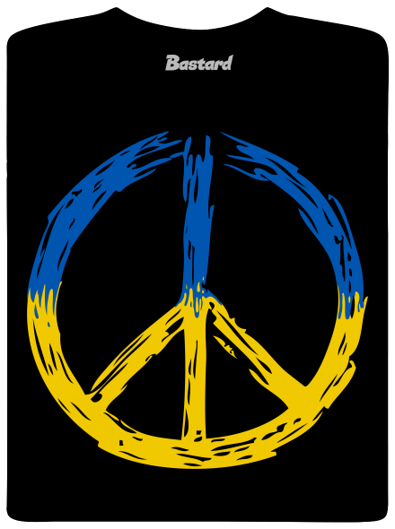 Ukrajina - Peace detské tričko Black