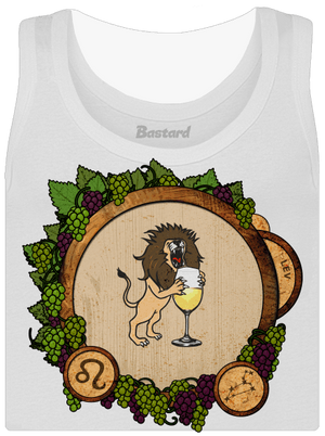 Vínny horoskop: Lev dámske tielko klasické White