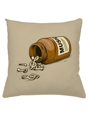 Music Pills vankúš Beige