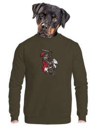 unisex mikina bez kapucne