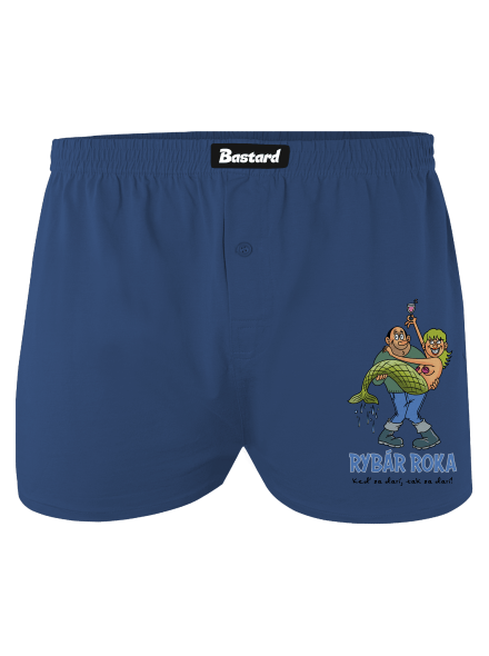 Rybár roka pánske trenky Blue