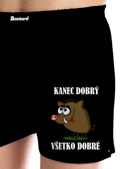 Kanec dobrý pánske trenky Black