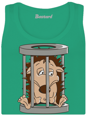 Jažeček v klietke dámske tielko klasické Mint Mal