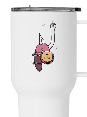 Dáda na rybách termohrnček White