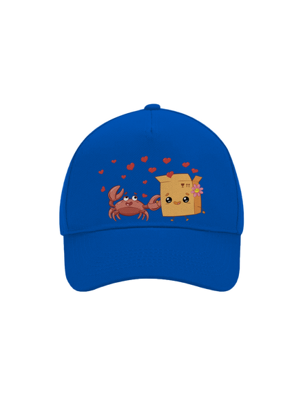 Krab a krabica šiltovka baseballka Bright Royal
