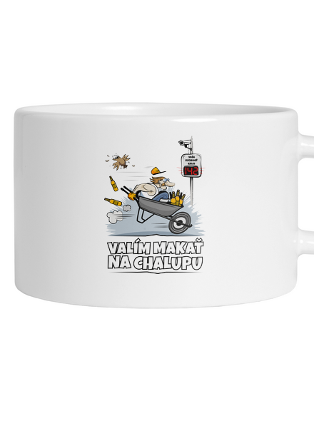 Valím na chalupu hrnček makronka White