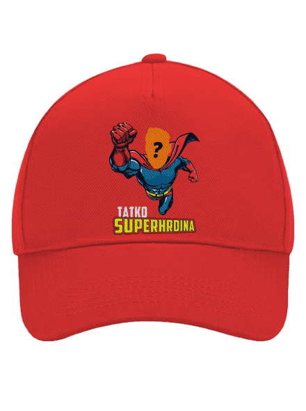 Tatko superhrdina šiltovka baseballka Classic Red