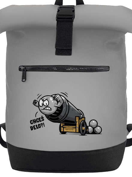Chceš delo? batoh Grey Marl