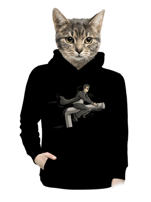 dámska mikina klokanka