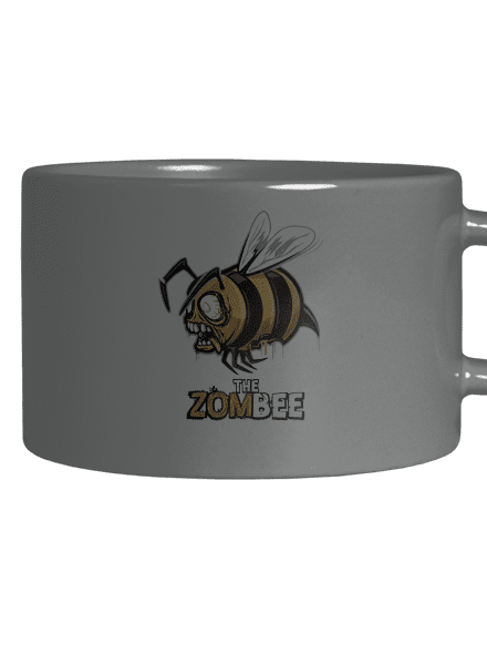 ZomBee - žltá hrnček makronka Grey Macaron