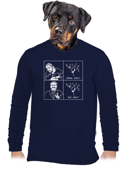 Cimrman: Copak jmelí pánske dlhý rukáv Navy