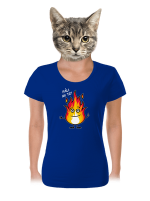 Páli mi to dámske tričko Royal Blue Mal