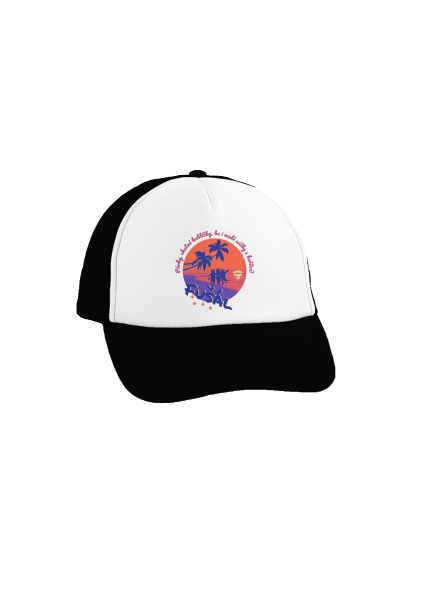 Fušál šiltovka truckerka Black cap
