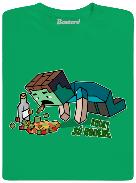 Kocky sú hodené pánske tričko Kelly Green
