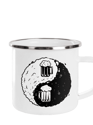 Jin Jang pivo plecháčik White