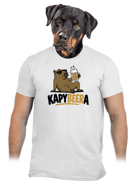 Kapybeera pánske tričko White