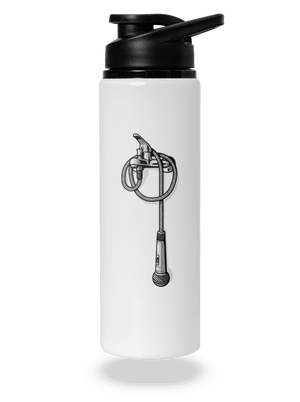 V sprche flaša na vodu White