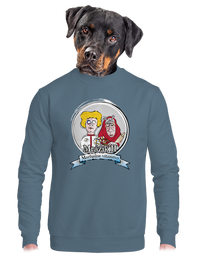 unisex mikina bez kapucne