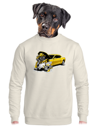 unisex mikina bez kapucne