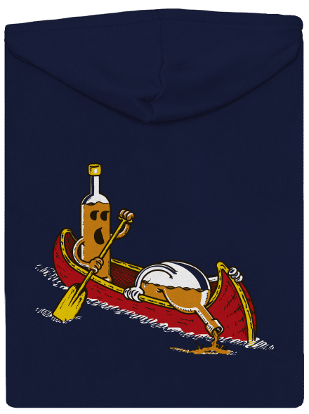 Rumáci pánska mikina na zips Navy