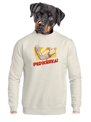 unisex mikina bez kapucne