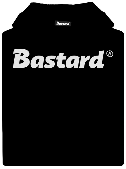 Bastard v logu detská mikina klokanka Black